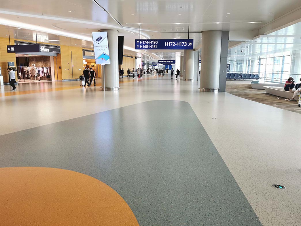 上海浦东国际机场卫星厅地板缩略图